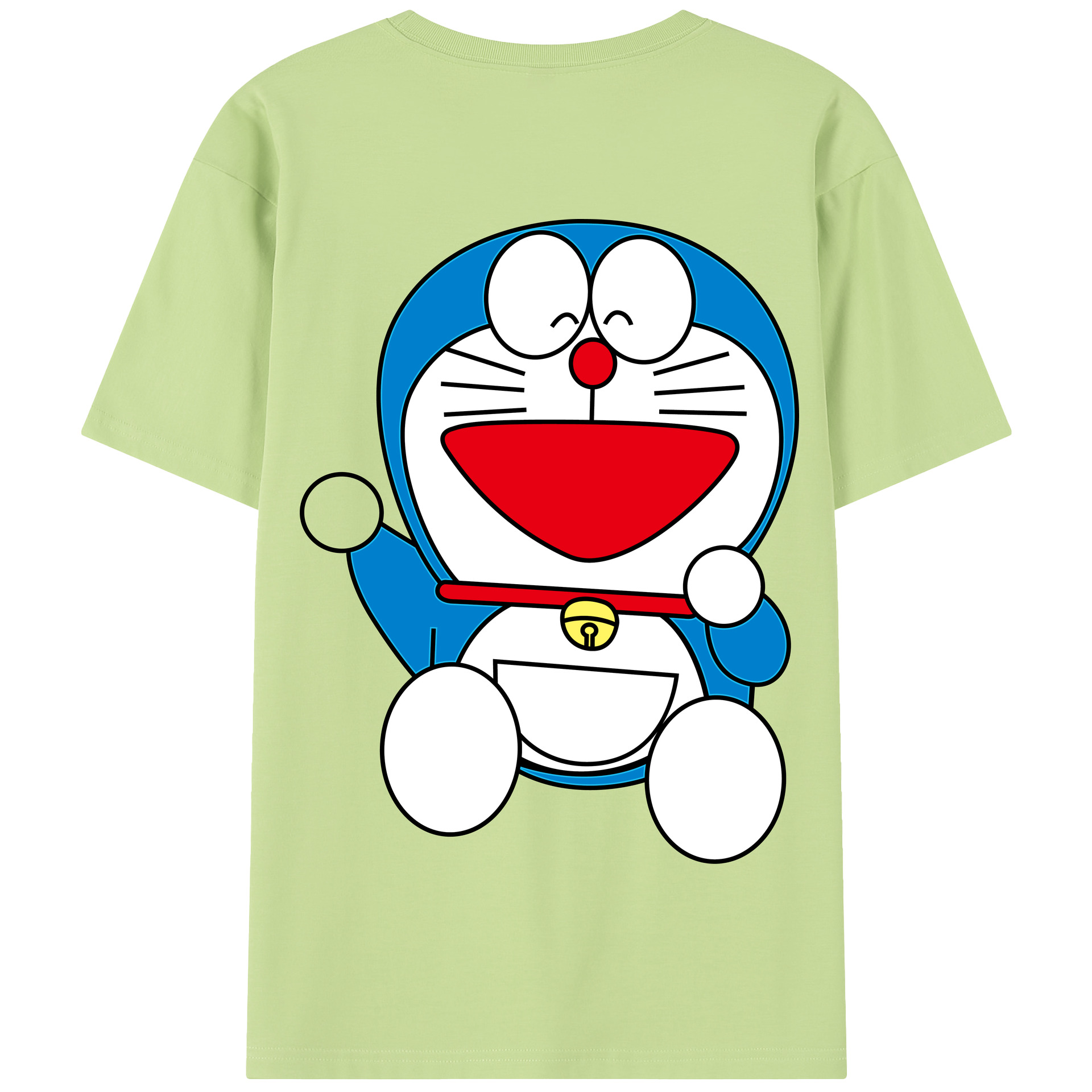 （画像用） ドラえもん Doraemon 綿100％半袖Tシャツ（背面プリント）